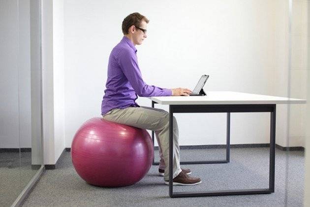 Sitting-on-a-ball-in-an-office